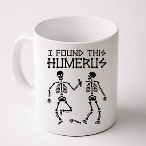 I Found This Humerus Funny Halloween Skeletons Coffee Mug