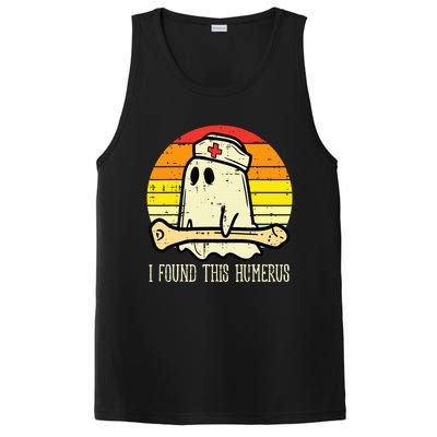 I Found This Humerus Funny Halloween Nurse Fall Scrub PosiCharge Competitor Tank