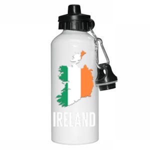 Ireland Flag Travel And Vacation Irish St Patrick's Day Gift Aluminum Water Bottle