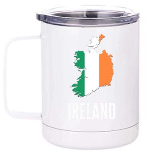 Ireland Flag Travel And Vacation Irish St Patrick's Day Gift 12 oz Stainless Steel Tumbler Cup