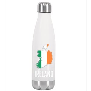 Ireland Flag Travel And Vacation Irish St Patrick's Day Gift Stainless Steel Insulated Water Bottle