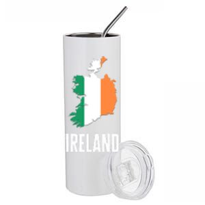 Ireland Flag Travel And Vacation Irish St Patrick's Day Gift Stainless Steel Tumbler