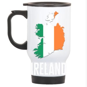 Ireland Flag Travel And Vacation Irish St Patrick's Day Gift Stainless Steel Travel Mug