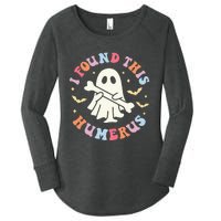 I Found This Humerus Pun Joke Humorous Halloween Costume Women's Perfect Tri Tunic Long Sleeve Shirt