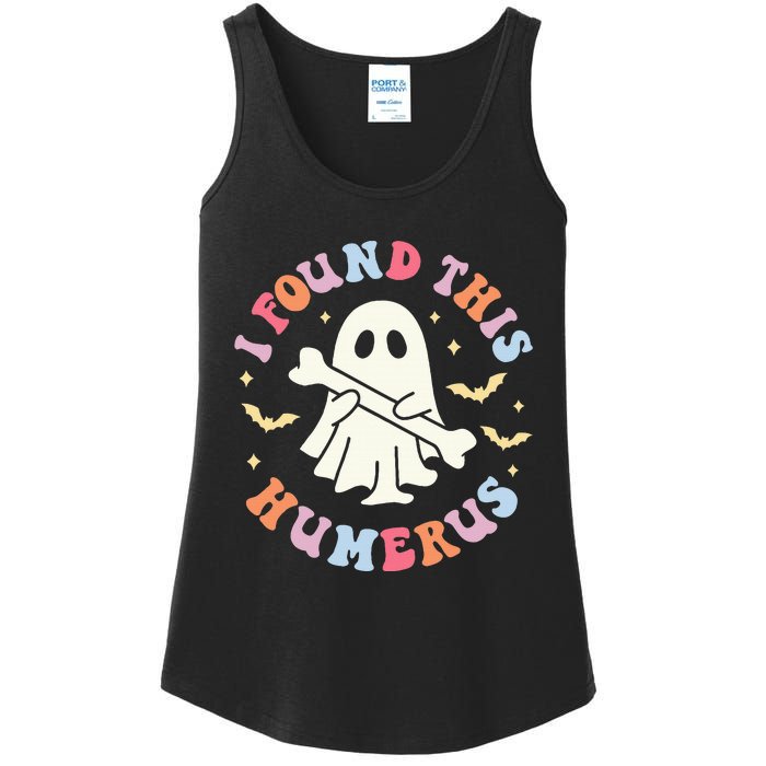 I Found This Humerus Pun Joke Humorous Halloween Costume Ladies Essential Tank