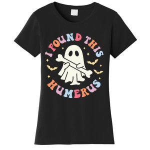 I Found This Humerus Pun Joke Humorous Halloween Costume Women's T-Shirt