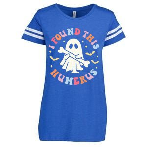 I Found This Humerus Pun Joke Humorous Halloween Costume Enza Ladies Jersey Football T-Shirt