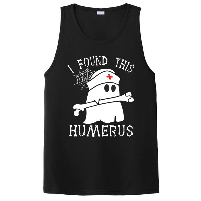 I Found This Humerus Funny Ghost Nurse Halloween PosiCharge Competitor Tank