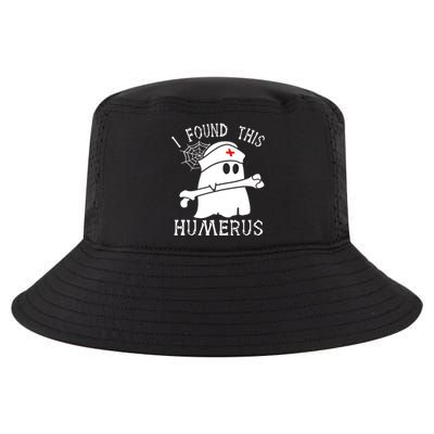 I Found This Humerus Funny Ghost Nurse Halloween Cool Comfort Performance Bucket Hat