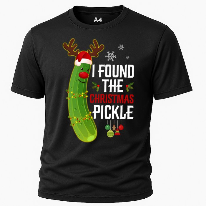 I Found The Christmas Pickle Gift Cooling Performance Crew T-Shirt