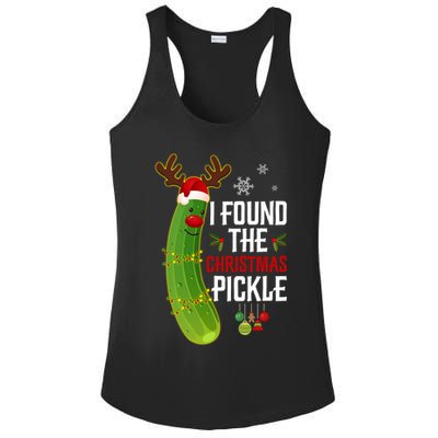 I Found The Christmas Pickle Gift Ladies PosiCharge Competitor Racerback Tank