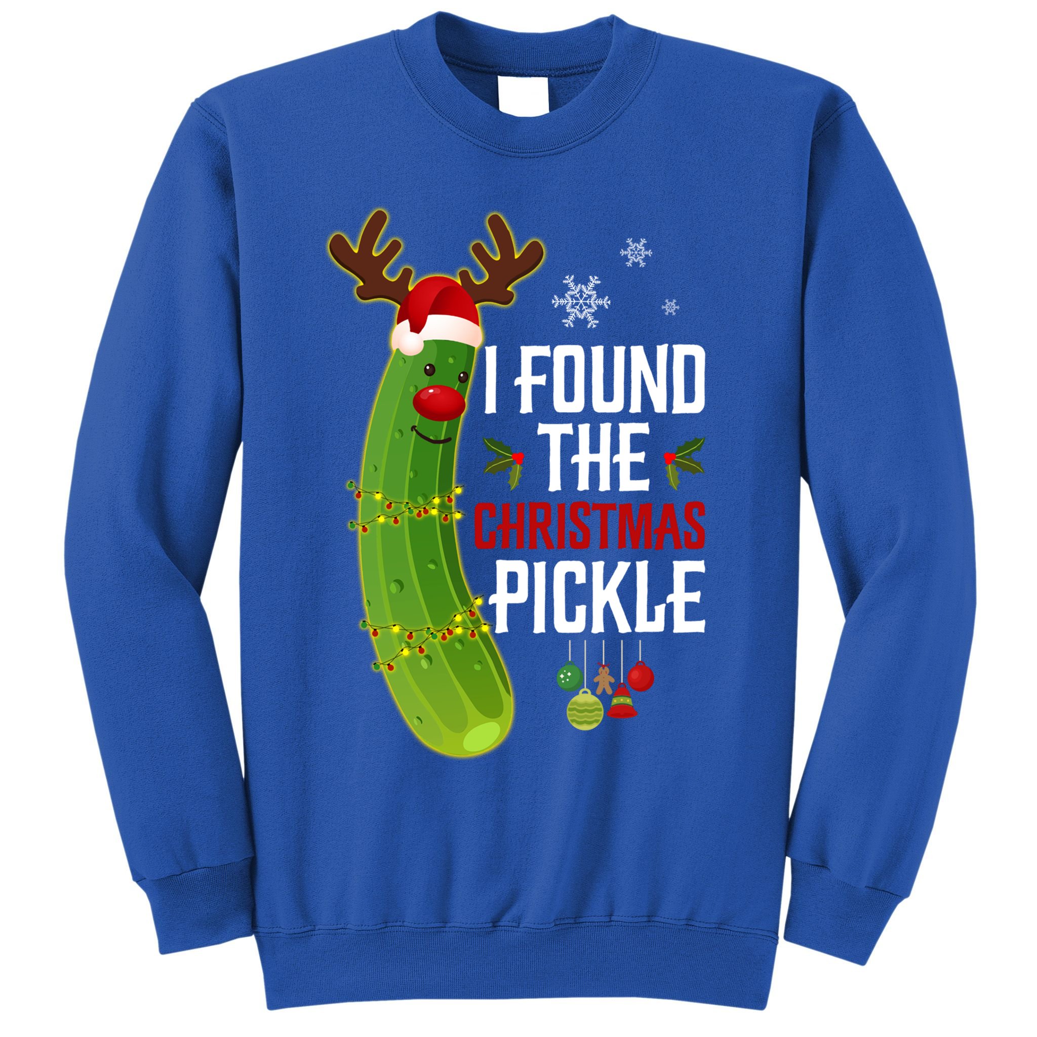 I Found The Christmas Pickle Gift Sweatshirt