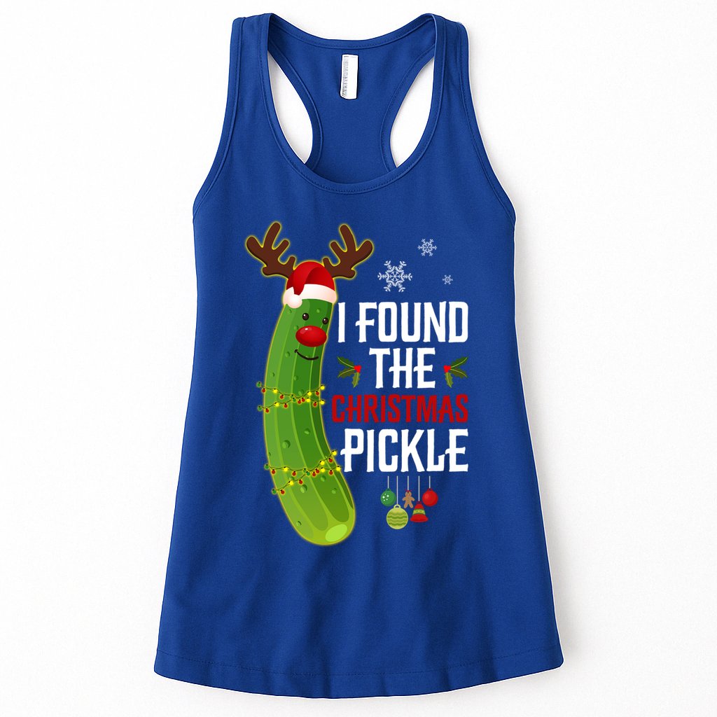 I Found The Christmas Pickle Gift Womens Tank Top