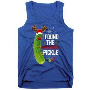 I Found The Christmas Pickle Gift Tank Top