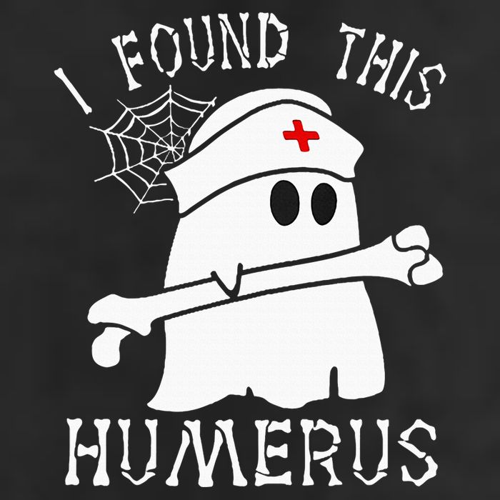 I Found This Humerus Funny Ghost Nurse Halloween 11oz C Handle Ceramic Mug