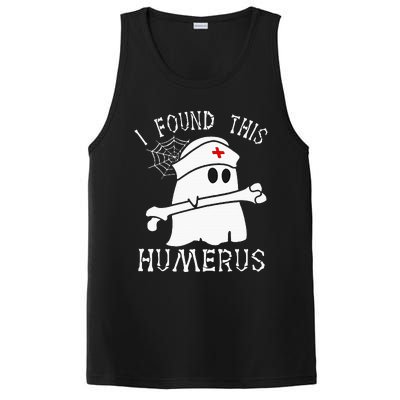 I Found This Humerus Funny Ghost Nurse Halloween PosiCharge Competitor Tank