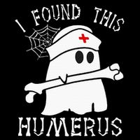 I Found This Humerus Funny Ghost Nurse Halloween Wool Snapback Cap