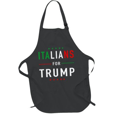 Italians For Trump Pro Trump Italiano Supporter Apron