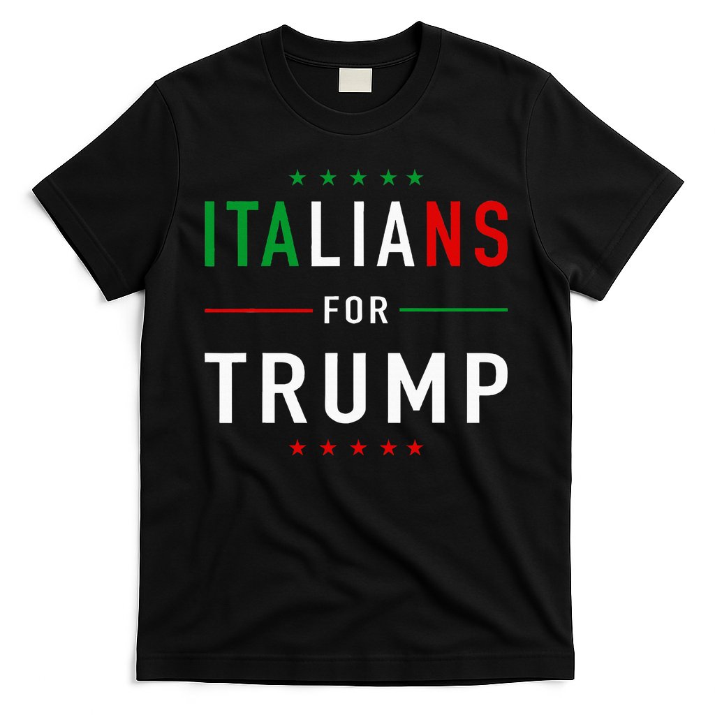 Italians For Trump Pro Trump Italiano Supporter T-Shirt