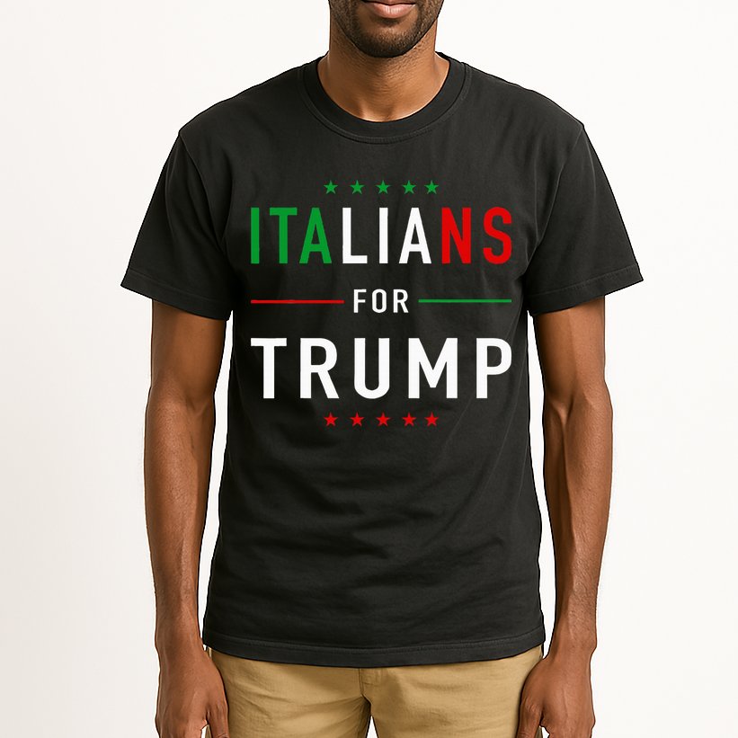 Italians For Trump Pro Trump Italiano Supporter Tall T-Shirt
