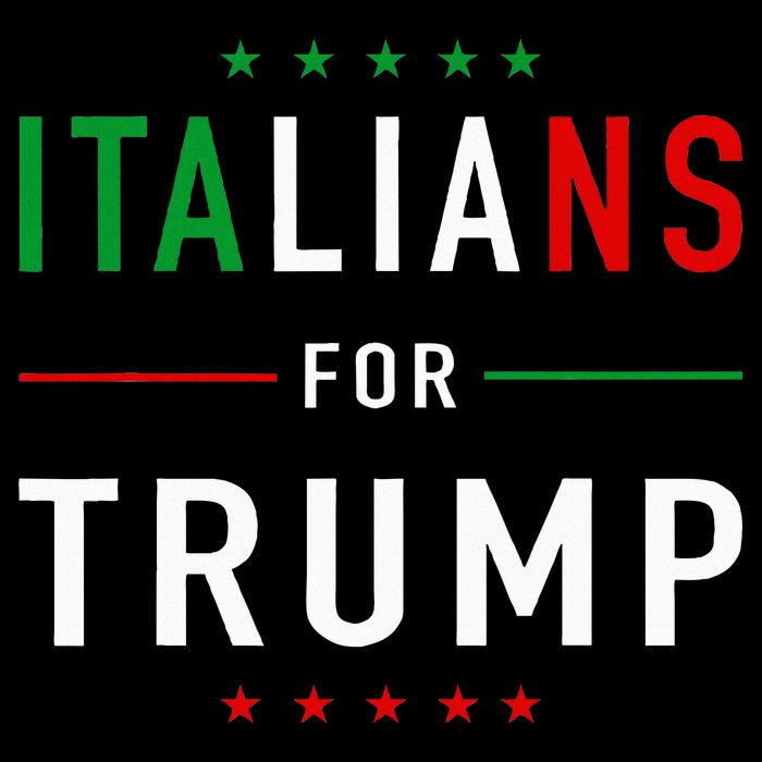 Italians For Trump Pro Trump Italiano Supporter Flat Bill Trucker Hat
