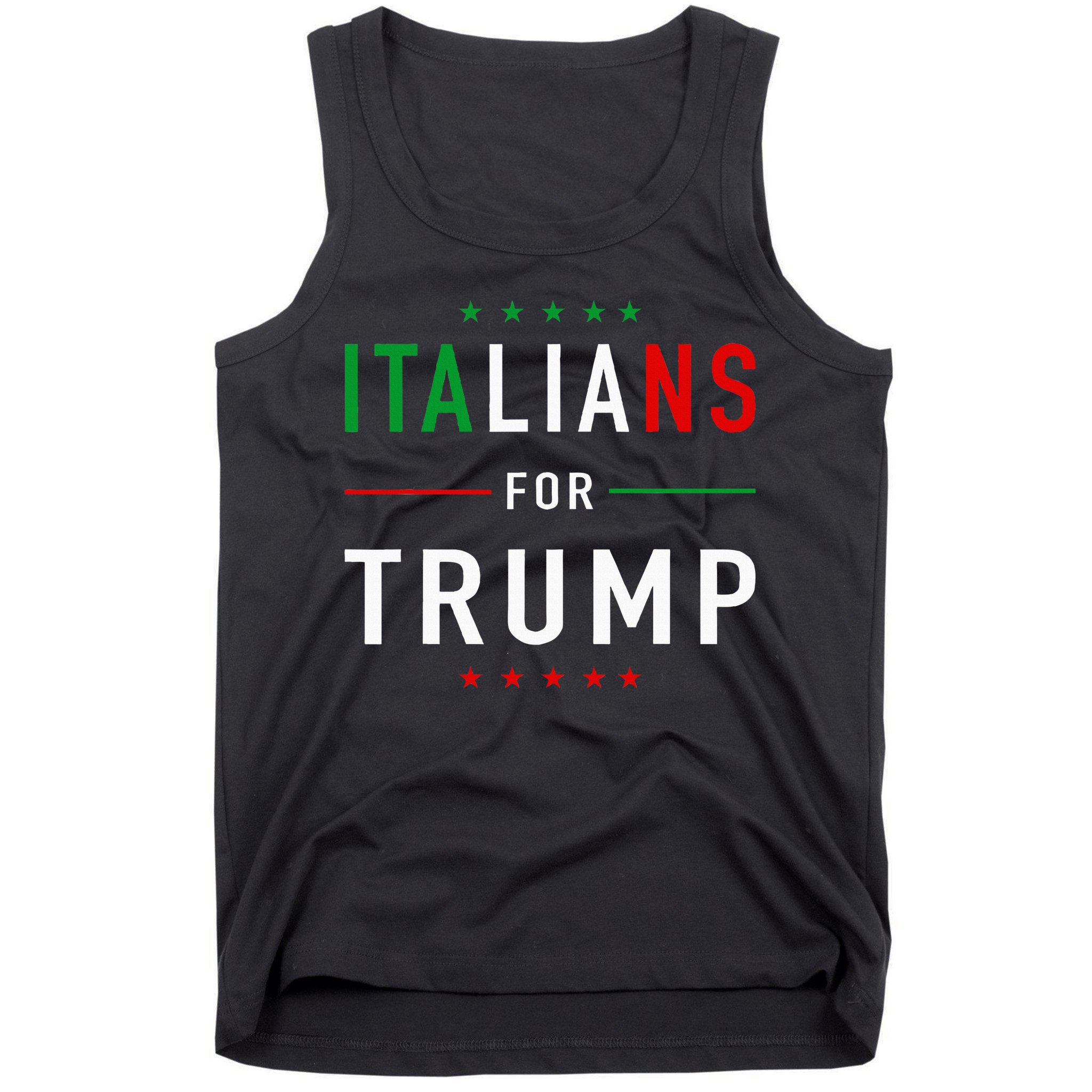Italians For Trump Pro Trump Italiano Supporter Tank Top