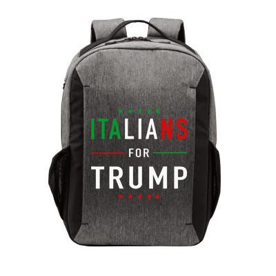 Italians For Trump Pro Trump Italiano Supporter Vector Backpack