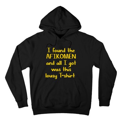 I Found The Afikomen Passover Jewish Funny Hoodie