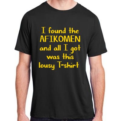 I Found The Afikomen Passover Jewish Funny Adult ChromaSoft Performance T-Shirt