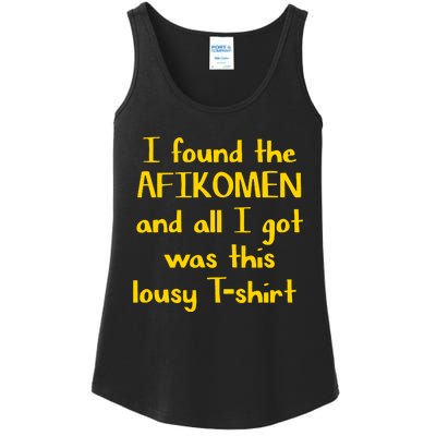 I Found The Afikomen Passover Jewish Funny Ladies Essential Tank