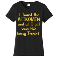 I Found The Afikomen Passover Jewish Funny Women's T-Shirt