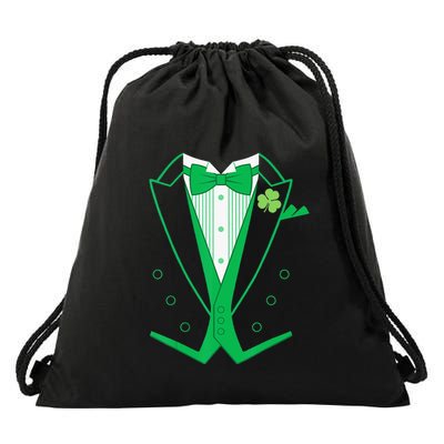 Irish Formal Tuxedo Funny St. Patrick's Day Drawstring Bag