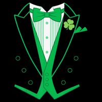 Irish Formal Tuxedo Funny St. Patrick's Day Drawstring Bag