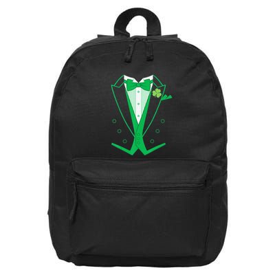 Irish Formal Tuxedo Funny St. Patrick's Day 16 in Basic Backpack