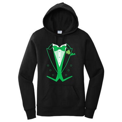 Irish Formal Tuxedo Funny St. Patrick's Day Women's Pullover Hoodie