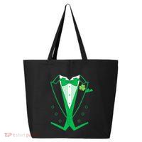 Irish Formal Tuxedo Funny St. Patrick's Day 25L Jumbo Tote