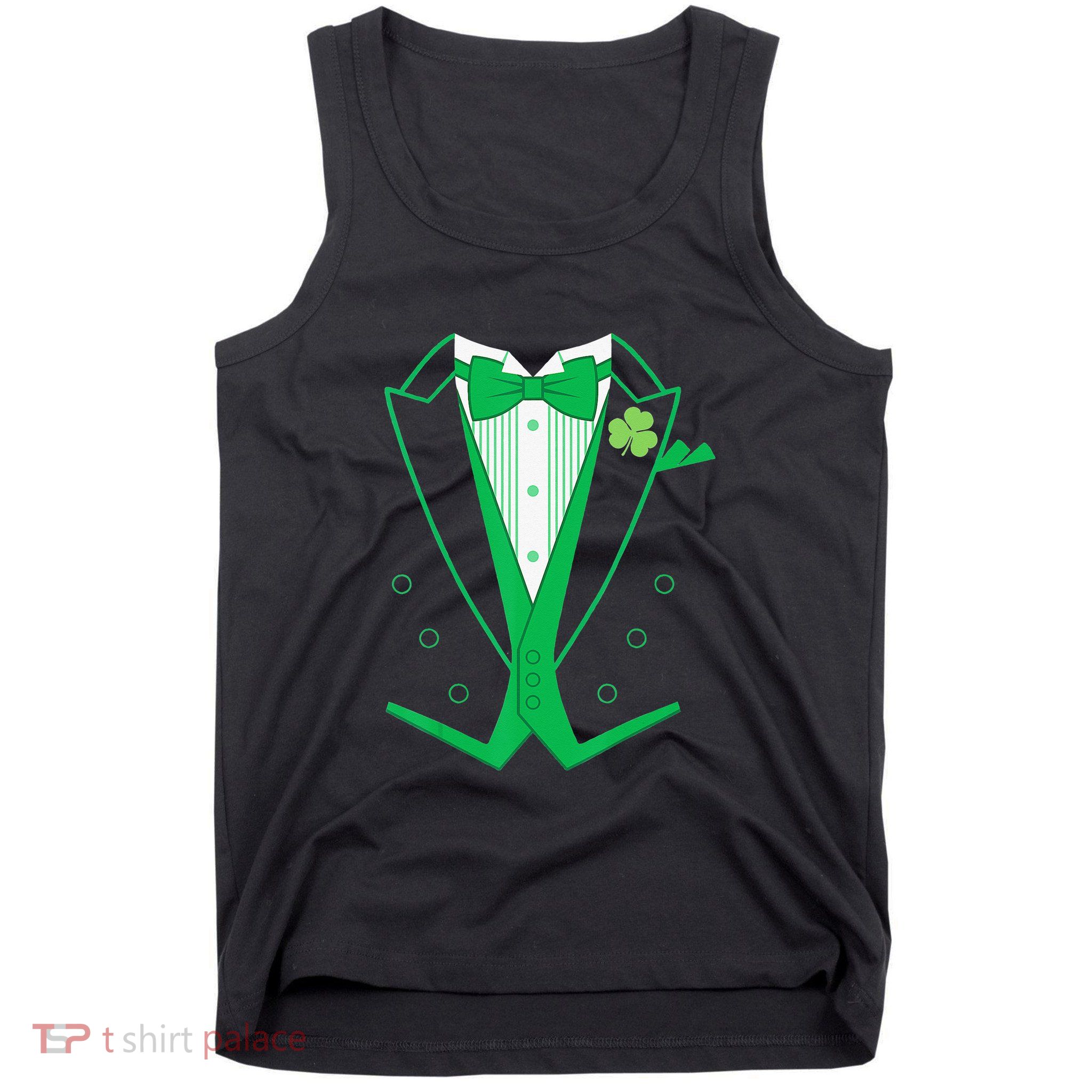 Irish Formal Tuxedo Funny St. Patrick's Day Tank Top