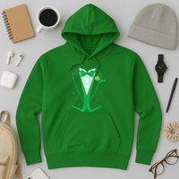 Irish Formal Tuxedo Funny St. Patrick's Day Hoodie