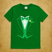 Irish Formal Tuxedo Funny St. Patrick's Day T-Shirt