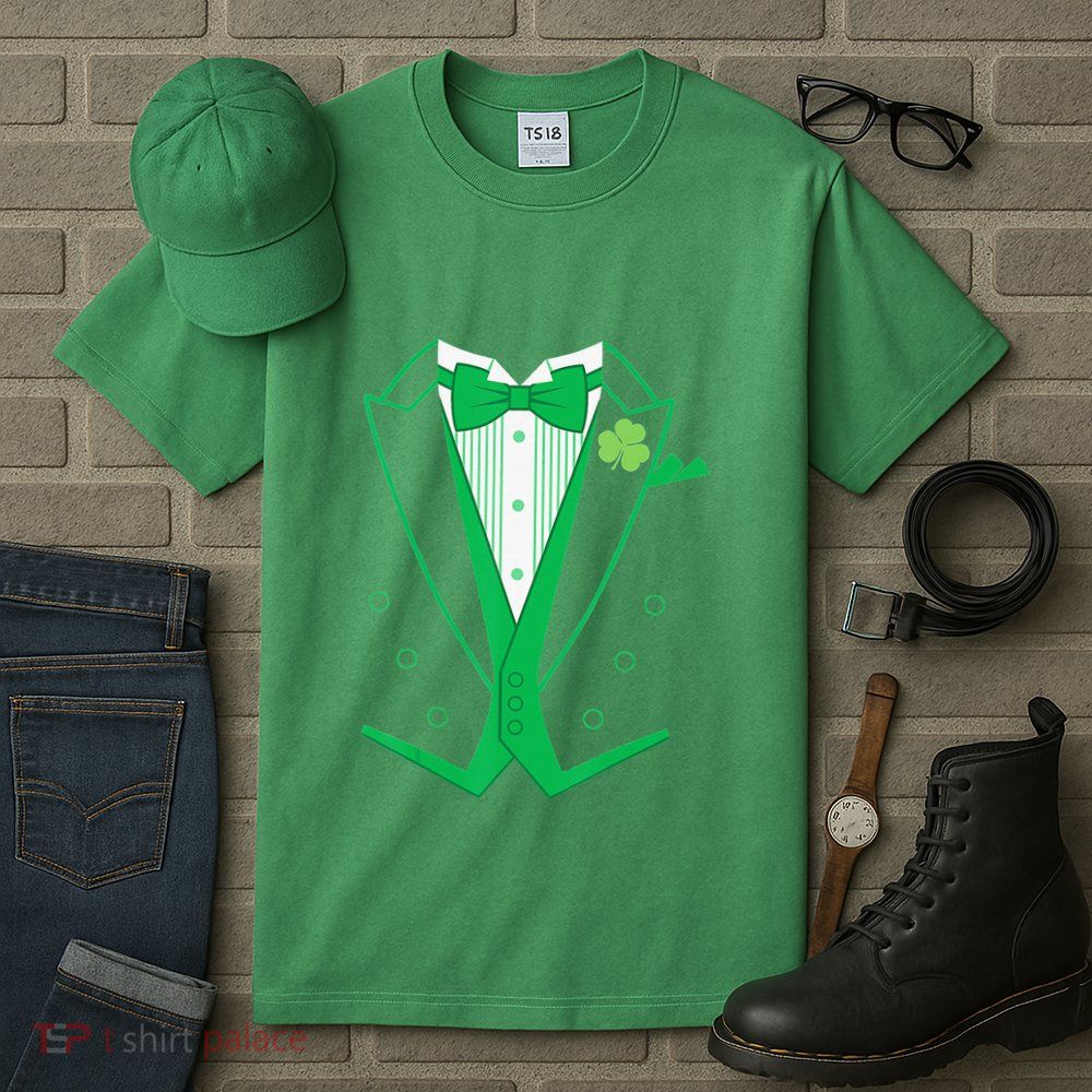 Irish Formal Tuxedo Funny St. Patrick's Day Tall T-Shirt