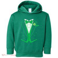 Irish Formal Tuxedo Funny St. Patrick's Day Toddler Hoodie