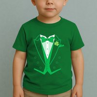 Irish Formal Tuxedo Funny St. Patrick's Day Toddler T-Shirt