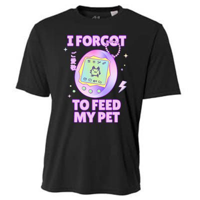 I Forgot To Feed My Pet Virtual Japanese 90s Pastel Cooling Performance Crew T-Shirt