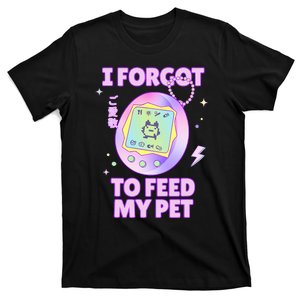 I Forgot To Feed My Pet Virtual Japanese 90s Pastel T-Shirt