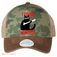I Found This Humerus Funny Cat Anatomy Legacy Tie Dye Trucker Hat