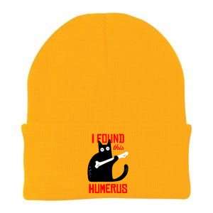 I Found This Humerus Funny Cat Anatomy Knit Cap Winter Beanie