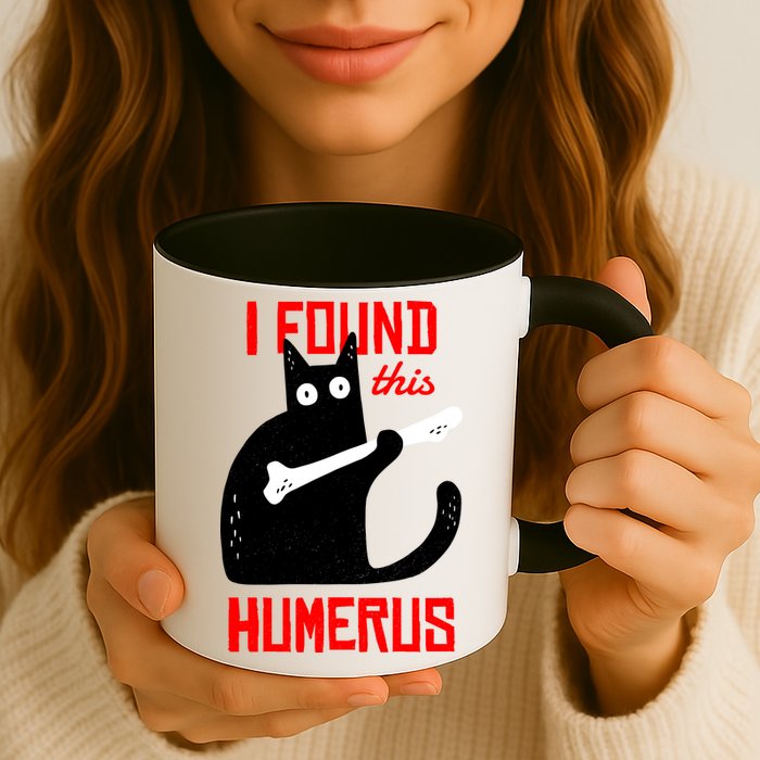 I Found This Humerus Funny Cat Anatomy Mug