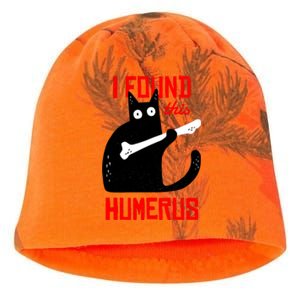 I Found This Humerus Funny Cat Anatomy Kati - Camo Knit Beanie