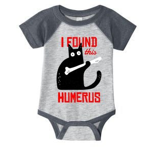 I Found This Humerus Funny Cat Anatomy Infant Baby Jersey Bodysuit