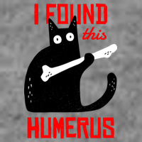 I Found This Humerus Funny Cat Anatomy Tall T-Shirt
